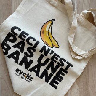 Tote bag "Ceci n'est pas une banane"